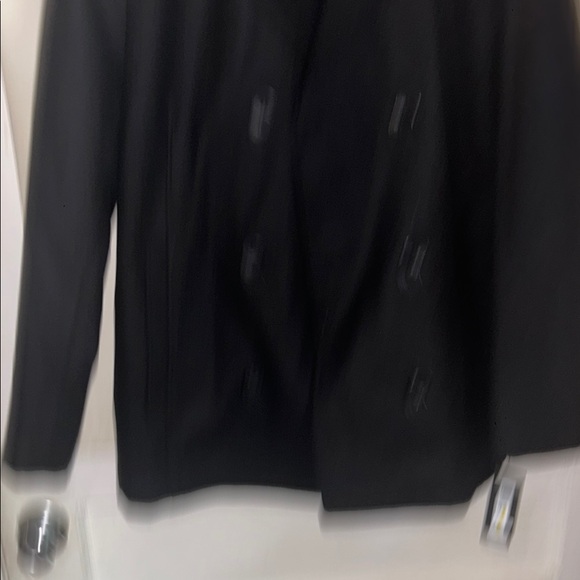 Kenneth Cole New York Black Peacoat Wool Blend - Picture 3 of 11